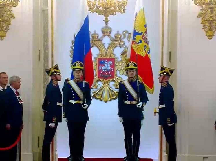 В Кремле началась инаугурация президента России Владимира Путина