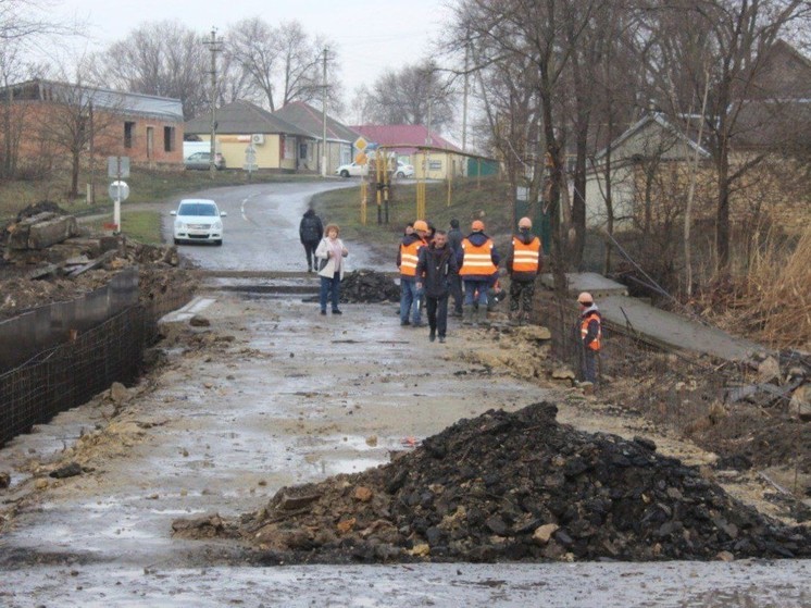 В селе Камбулат Туркменского округа открыт пострадавший после стихии мост