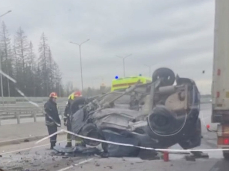 В жесткой аварии на дублере Минского шоссе погибли мужчина и женщина