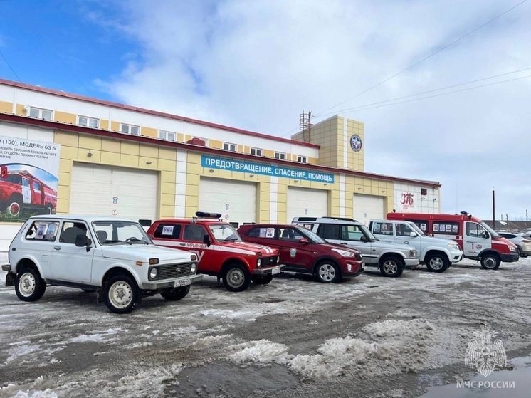 Сотрудники МЧС в НАО присоединились к «Бессмертному автополку»