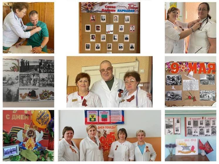 Больницы Запорожской области украсили ко Дню Победы