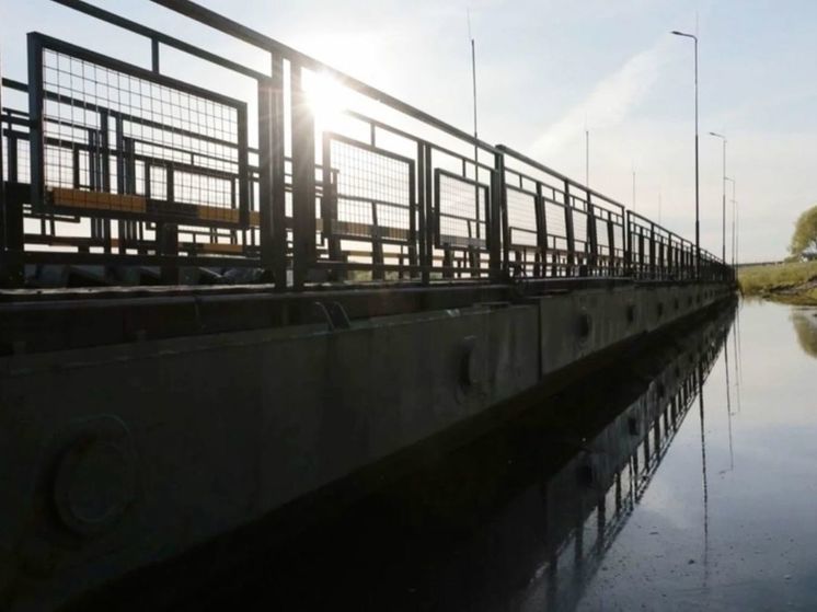 В Калуге понтонный мост через Оку установят позже обычного