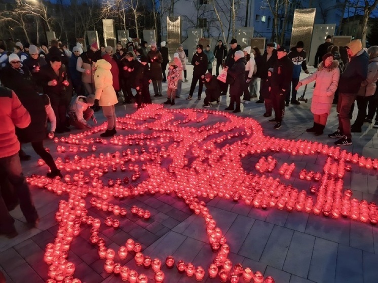 Жители Ноябрьска из свечей выложат танк Т-34