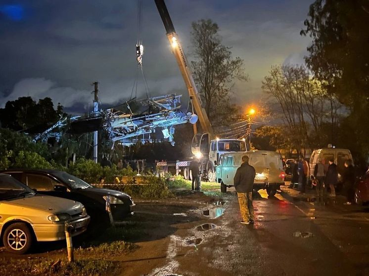В Тамбове десятки домов остались без света после урагана