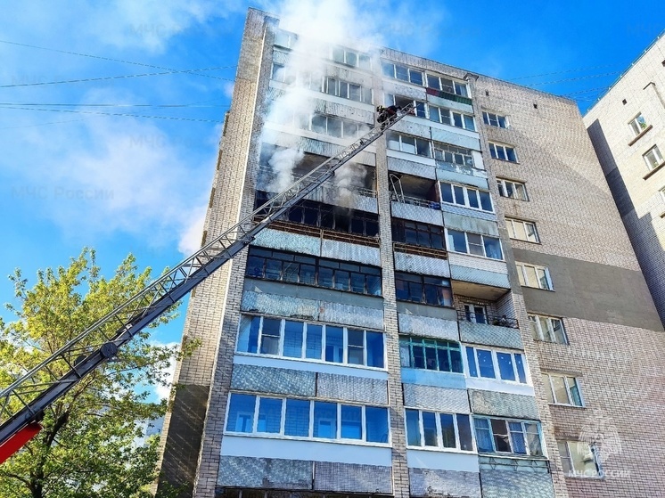 Во Владимире на проспекте Строителей выгорела квартира