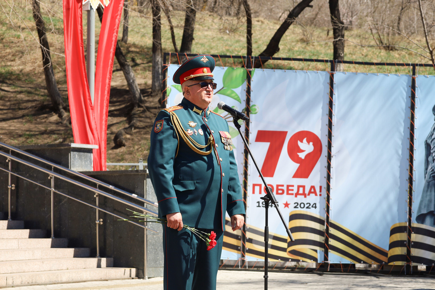 В Улан-Удэ прошел торжественный митинг в честь Дня Победы