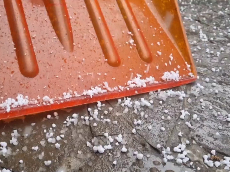 Крупный град прошел в нескольких округах Подмосковья