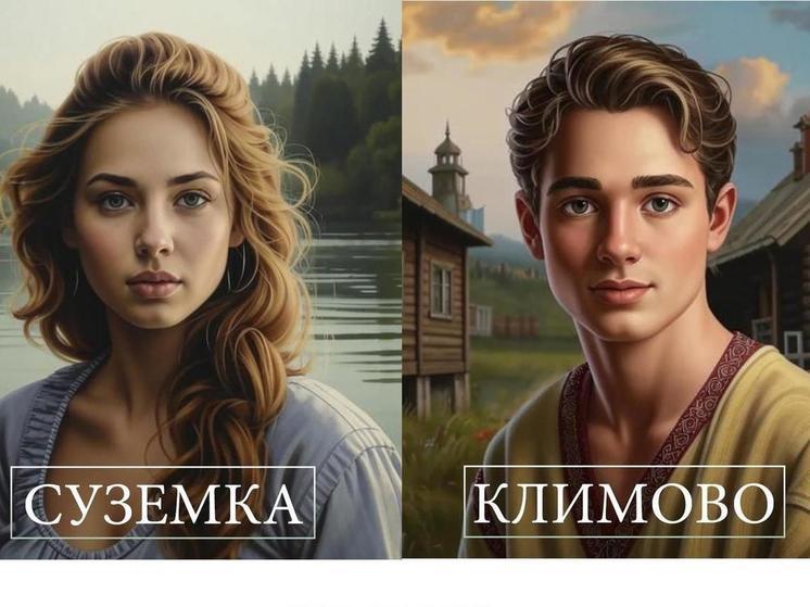 Нейросеть создала серию портретов райцентров Брянской области