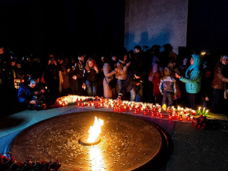 Прямая трансляция традиционной акции «Свеча памяти» в Новосибирске