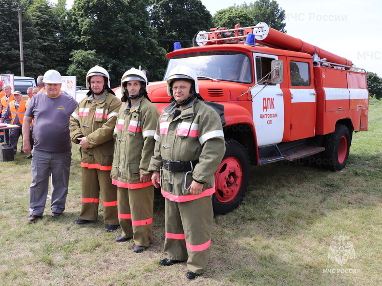 За год добровольцы потушили 69 пожаров в Курской области