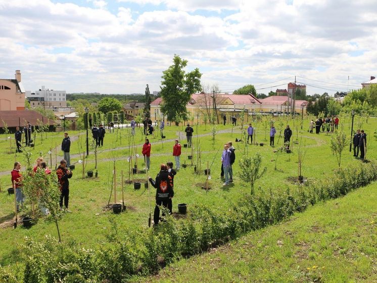 Десятки деревьев посадили в Брянске участники акции «Сад памяти»