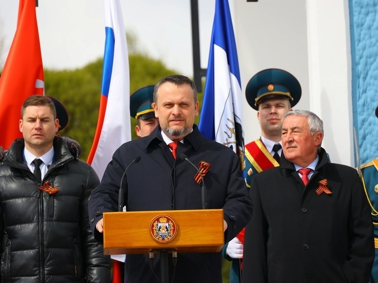 В Мясном Бору прошла церемония погребения бойцов Красной Армии