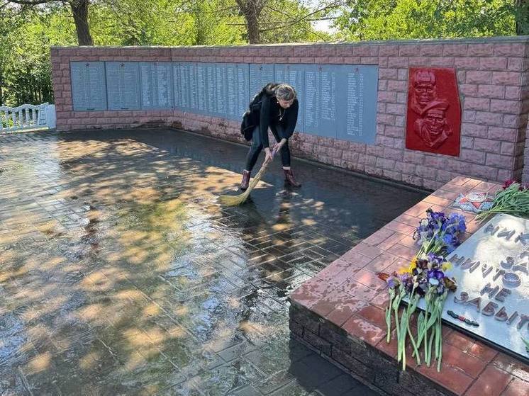 В Токмакском округе Запорожской области закончилась подготовка ко Дню Победы