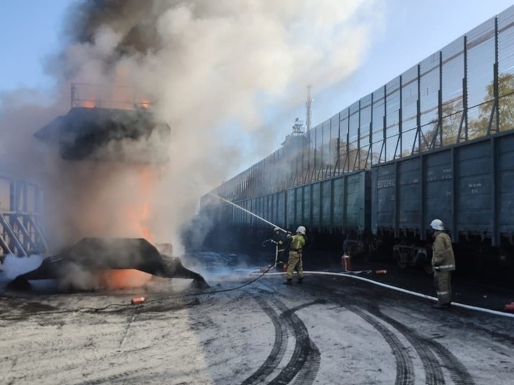 В Приморском крае ликвидировали пожар в порту