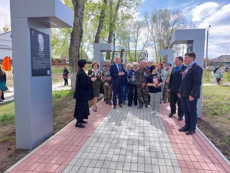 В Парке Победы Саяногорска открыли «Аллею памяти»