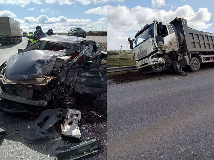 Водитель иномарки погиб в ДТП с грузовиком в Башкирии
