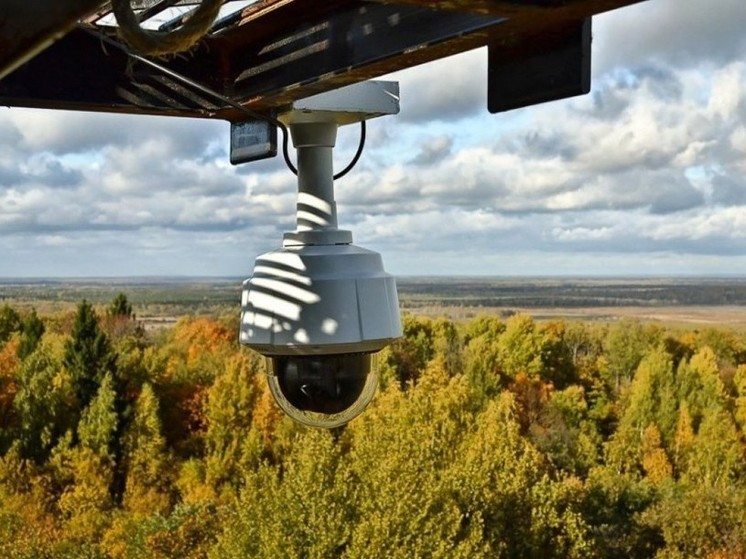 Не допустить пожаров в лесах Чувашии помогают камеры видеонаблюдения
