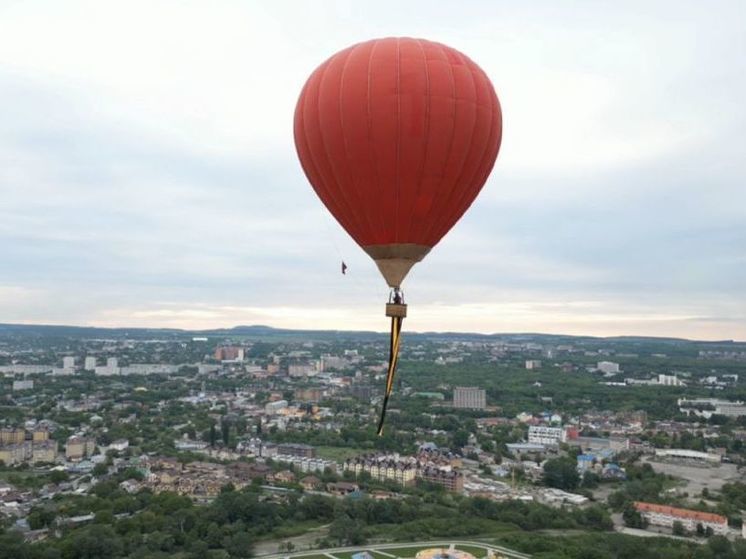 Воздушный шар в память о павших героях войны и СВО запустили в Предгорном округе