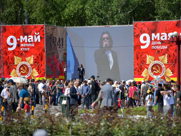 В Бишкеке прошел митинг-реквием в честь 79-й годовщины Победы в ВОВ
