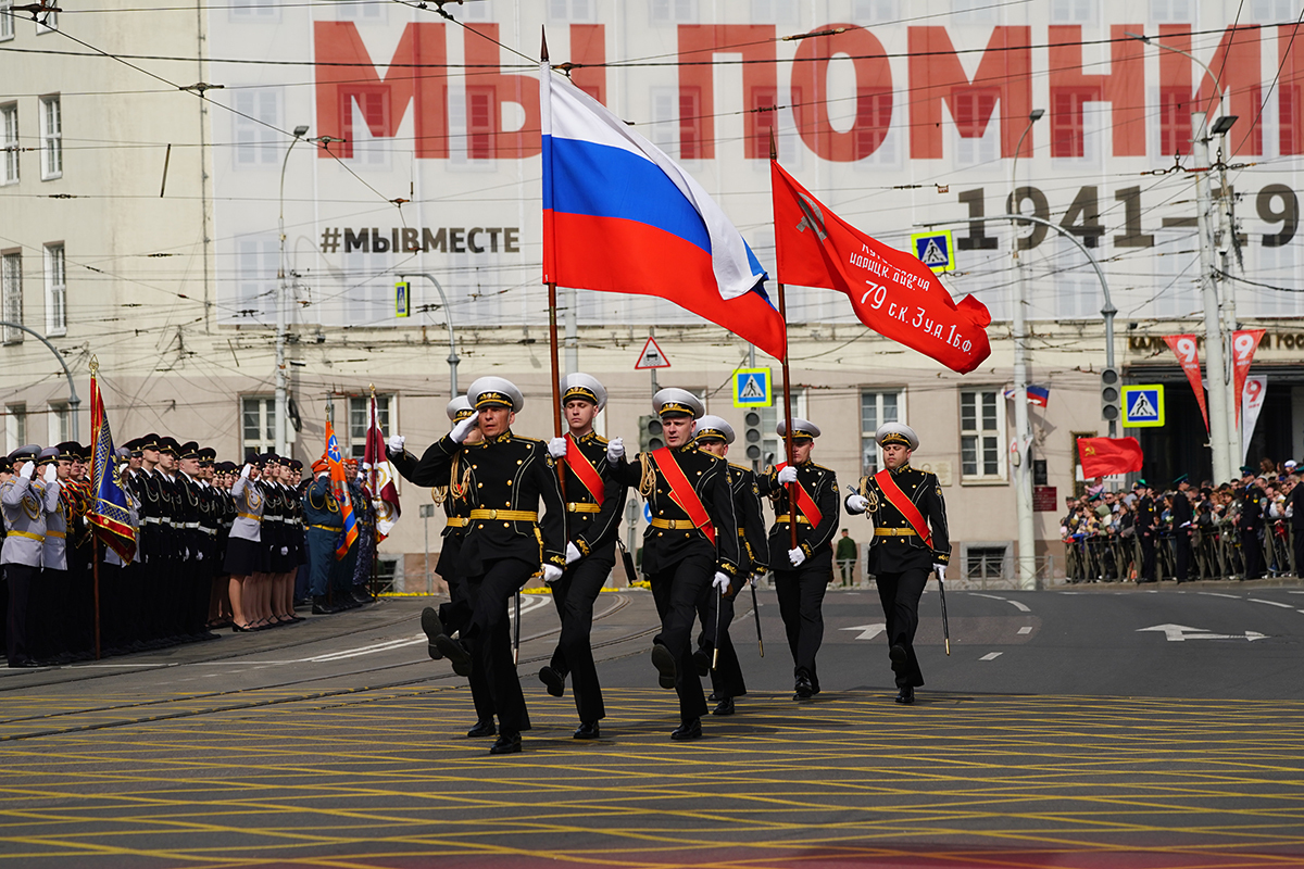 В Калининграде прошел военный парад в честь Дня Победы - МК Калининград