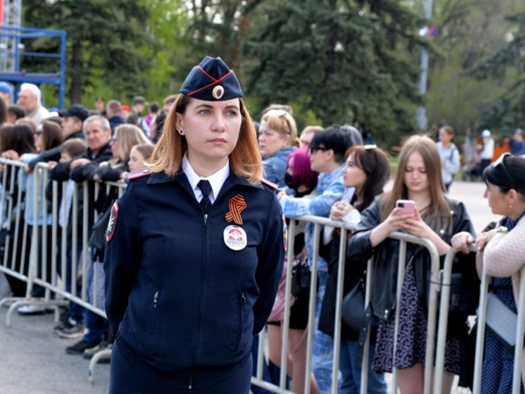 Правоохранители Хакасии обеспечивают общественный порядок на торжественных мероприятиях в День Победы