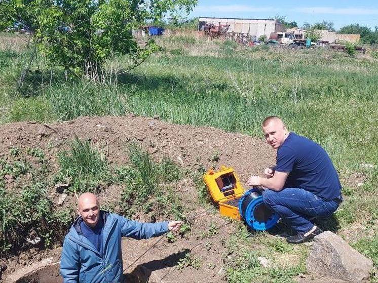 В Селе Долинское Запорожской области идет обследование скважины на наличие воды