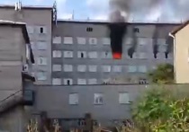 В Бийске Алтайского края ликвидировано открытое горение в Центральной городской больницы