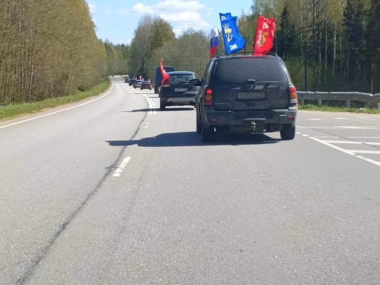  Жители Тосненского района поучаствовали в автопробеге в День Победы