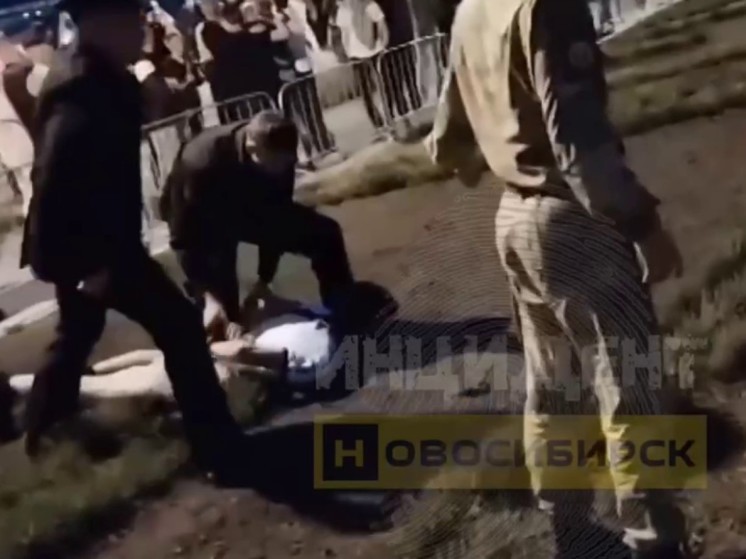 Во время победного салюта в Новосибирске задержали мужчину