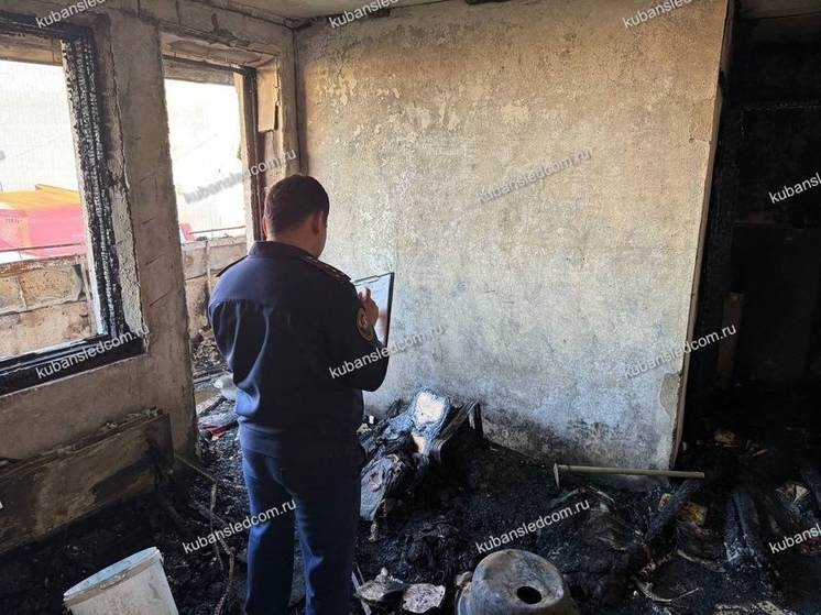 В сгоревшей на улице Думенко в Краснодаре квартире погиб 49-летний мужчина