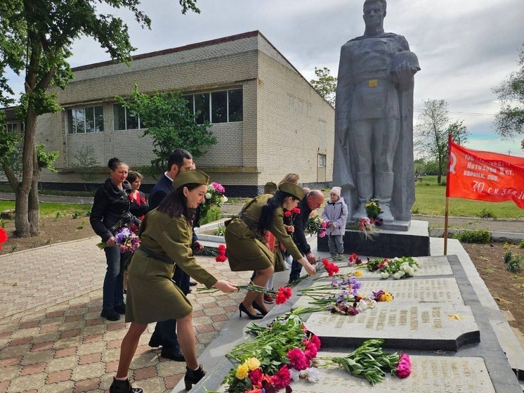В Приморском Херсонской области отметили 79-ю годовщину Победы