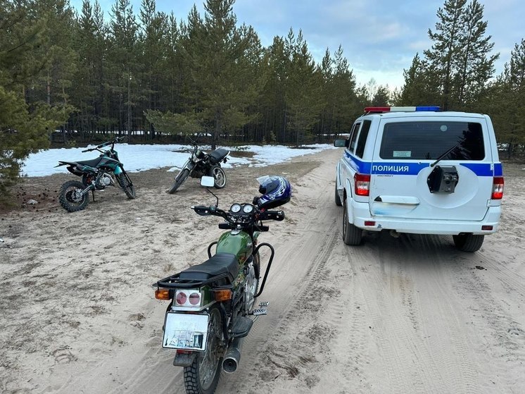 Якутская полиция за день поймала 16 мотоциклистов без прав