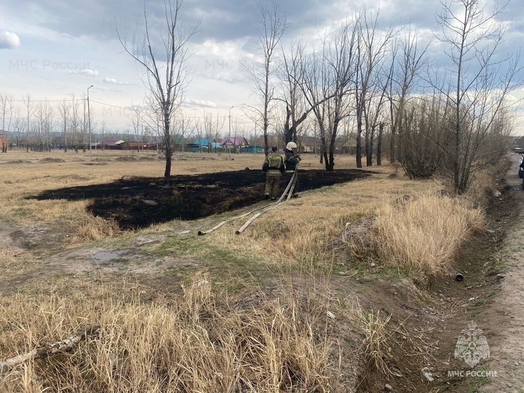 Виновник сам вызвал МЧС на место пожара в Забайкалье