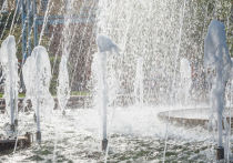 1 мая в южной столице Кузбасса начали работать только несколько фонтанов – e городской администрации и Драматического театра