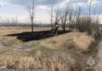 В Чите днем 12 мая 10-летний мальчик устроил ландшафтный пожар