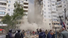 Появились кадры обрушения жилого дома в Белгороде: момент попал на видео