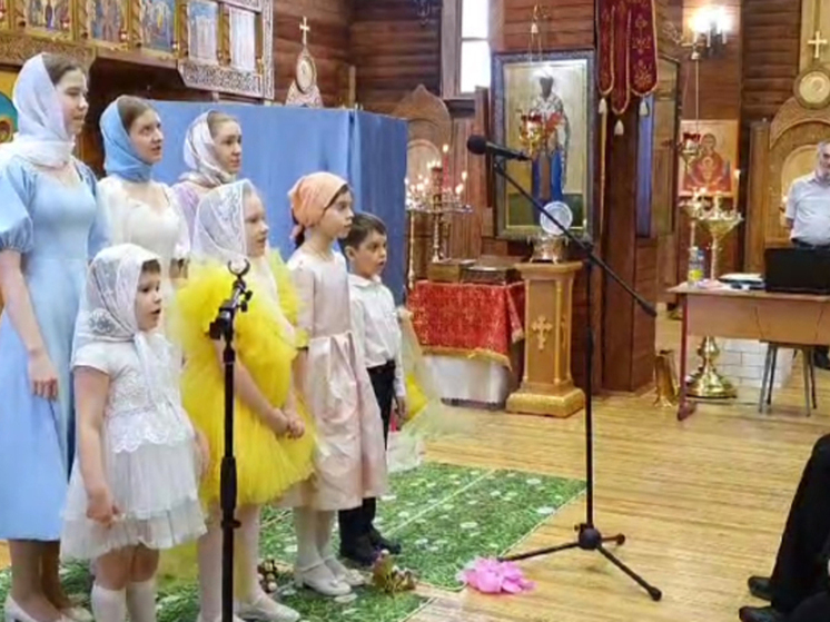 Пасхальный детский концерт прошёл в главном храме Чукотки