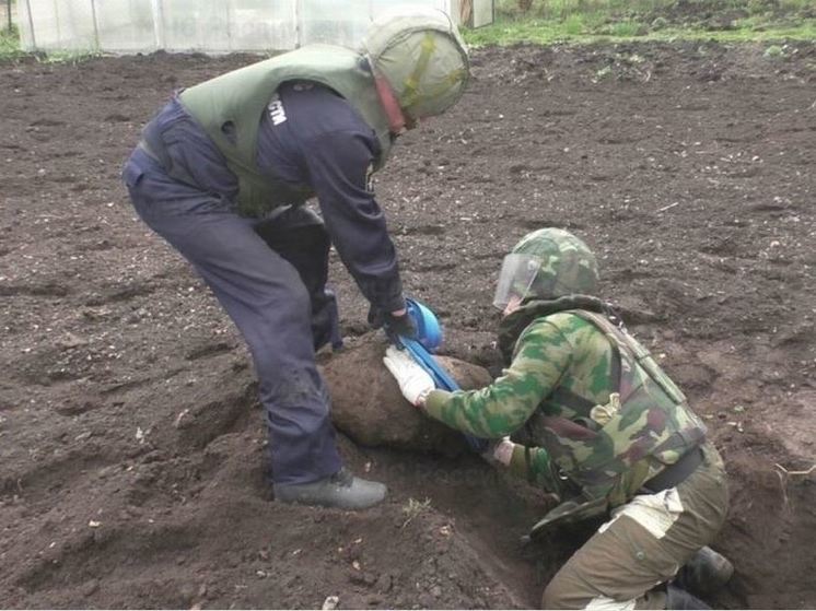 В Орловской области нашли несколько десятков снарядов времён Великой Отечественной войны