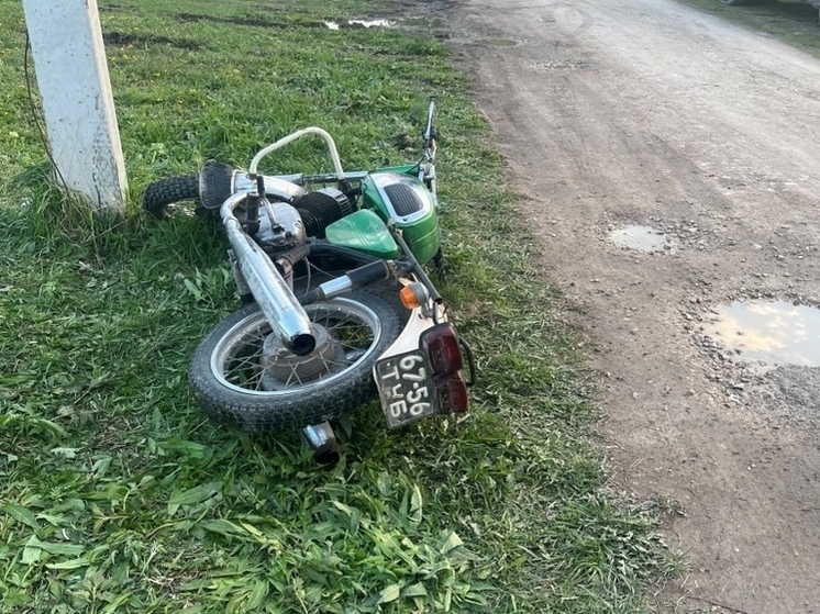 В деревне под Тулой мотоциклист разбился насмерть об опору ЛЭП