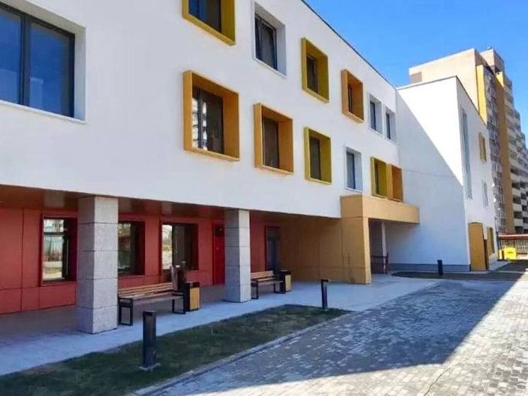 Новый детский сад на улице Колпакова в Мытищах готов на 90%