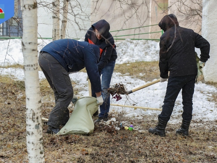 В Надыме собрали почти 20 кубометров мусора на субботнике