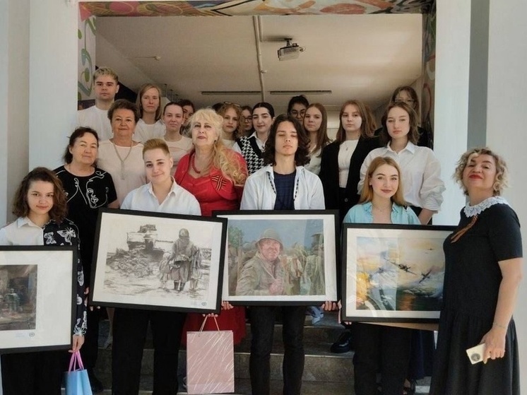 Краснодарские студенты приняли участие в конкурсе картин «Победа в сердце каждого живет»