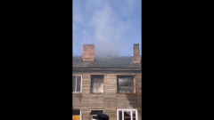 Деревянный дом горел на улице Бесовецкая в Петрозаводске