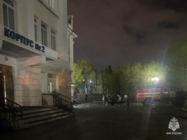 Пациентка пострадала при пожаре в больнице в Хабаровске