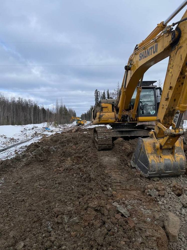 В Ленском районе Якутии продолжают строительство газопровода