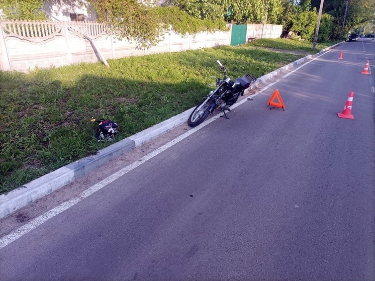 В Орловской области подросток на мотоцикле сбил мужчину