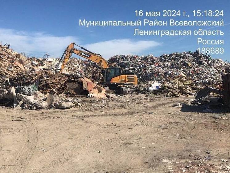 В Новосергиевке за незаконную перевалку отходов у предпринимателей изъяли два экскаватора