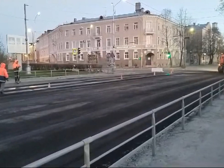 Долгожданный ремонт улицы начался в центре Петрозаводска
