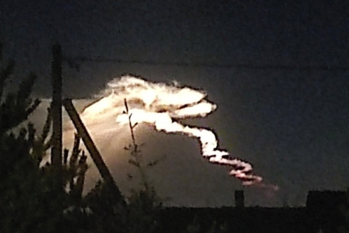 Костромские НЛО: в нашем регионе был виден след от запуска ракеты с космодрома Плесецк