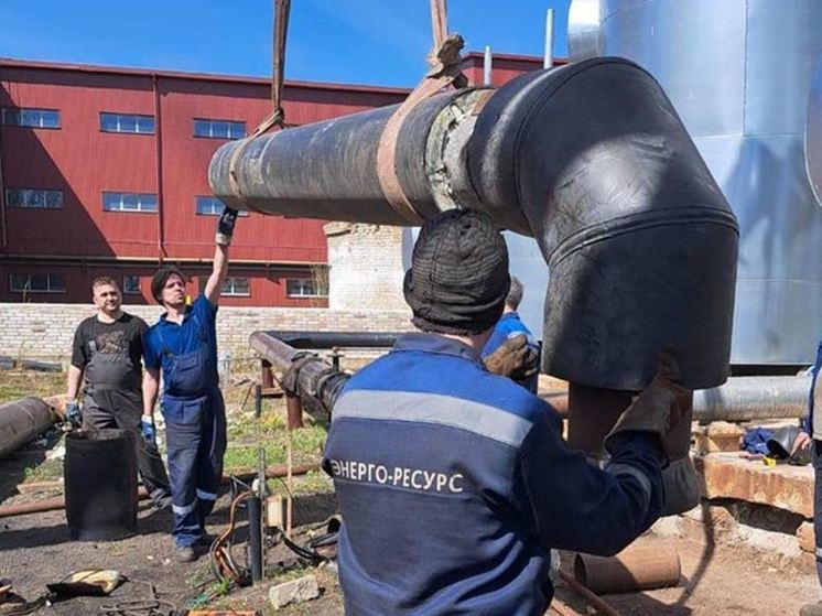 В Приозерске отремонтировали трубопровод: зимой будет тепло